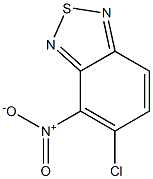 4-Nitro-5-chloro-2,1,3-benzothiadiazole Struktur