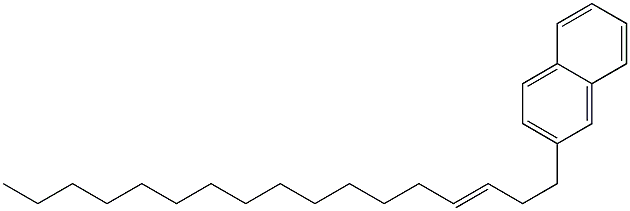 2-(3-Heptadecenyl)naphthalene Struktur