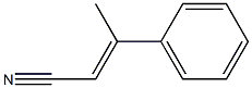 (E)-3-Phenyl-2-butenenitrile Struktur