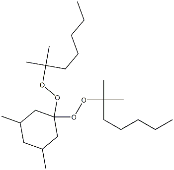 3,5-Dimethyl-1,1-bis(1,1-dimethylhexylperoxy)cyclohexane Struktur