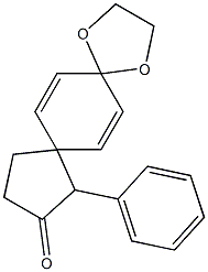 9-Phenyl-1,4-dioxadispiro[4.2.4.2]tetradeca-6,13-dien-10-one Struktur