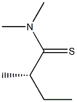 [S,(+)]-N,N,2-Trimethylthiobutyramide Struktur