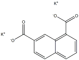 1,7-Naphthalenedicarboxylic acid dipotassium salt Struktur