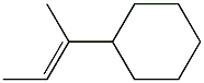 [(E)-1-Methyl-1-propenyl]cyclohexane Struktur