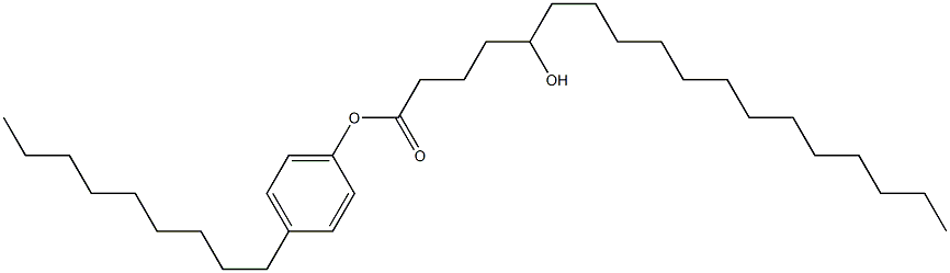 5-Hydroxystearic acid 4-nonylphenyl ester Struktur