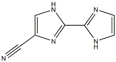 2,2'-Bi[1H-imidazole]-4-carbonitrile Struktur