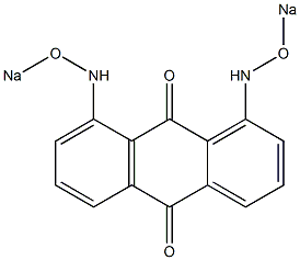 1,8-Bis(sodiooxyamino)anthraquinone Struktur