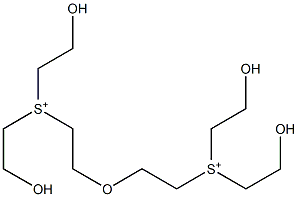 Oxybisethylenebis[bis(2-hydroxyethyl)sulfonium] Struktur