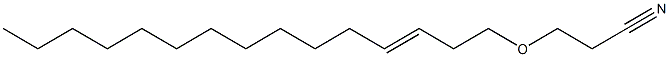 3-(3-Pentadecenyloxy)propiononitrile Struktur