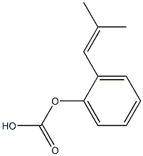 Carbonic acid 2-methyl-1-propenylphenyl ester Struktur