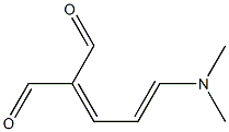 (3-Dimethylamino-2-propen-1-ylidene)malonaldehyde Struktur