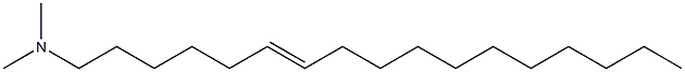 N,N-Dimethyl-6-heptadecen-1-amine Struktur