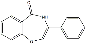 3-Phenyl-1,4-benzoxazepin-5(4H)-one Struktur