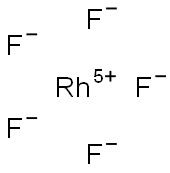 Rhodium(V) fluoride Struktur