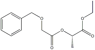 (S)-2-(Benzyloxyacetyloxy)propionic acid ethyl ester Struktur