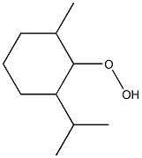 2-Isopropyl-6-methylcyclohexyl hydroperoxide Struktur