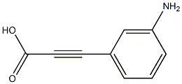 3-(3-Aminophenyl)propynoic acid Struktur