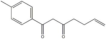 1-(4-Methylphenyl)-6-heptene-1,3-dione Struktur