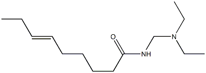 N-[(Diethylamino)methyl]-6-nonenamide Struktur