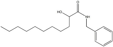 N-Benzyl-2-hydroxyundecanamide Struktur