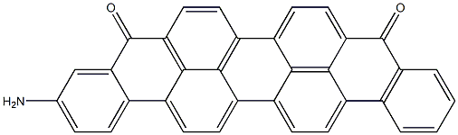 3-Aminoanthra[9,1,2-cde]benzo[rst]pentaphene-5,10-dione Struktur