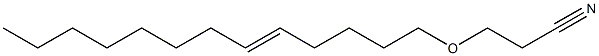 3-(5-Tridecenyloxy)propiononitrile Struktur