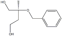 [S,(+)]-2-Benzyloxy-2-methyl-1,4-butanediol Struktur