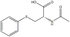 (S)-2-(Acetylamino)-3-(phenylthio)propanoic acid Struktur