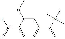 1-Nitro-4-(1-trimethylsilylethenyl)-2-methoxybenzene Struktur