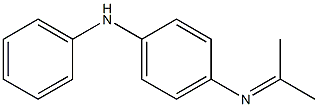 N-Phenyl-N'-isopropylidene-1,4-benzenediamine Struktur