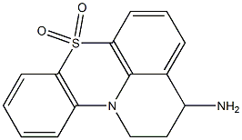 3-Amino-2,3-dihydro-1H-pyrido[3,2,1-kl]phenothiazine 7,7-dioxide Struktur