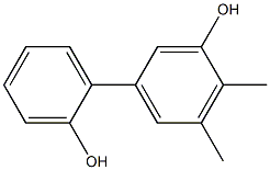 4,5-Dimethyl-1,1'-biphenyl-2',3-diol Struktur