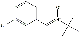 N-(3-Chlorobenzylidene)-1,1-dimethylethanamine oxide Struktur