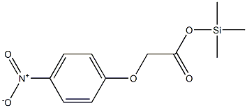 4-Nitrophenoxyacetic acid trimethylsilyl ester Struktur