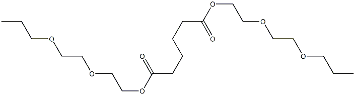 Adipic acid bis[2-(2-propoxyethoxy)ethyl] ester Struktur