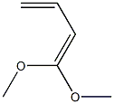 1,1-Dimethoxy-1,3-butadiene Struktur