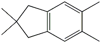 2,3-Dihydro-2,2,5,6-tetramethyl-1H-indene Struktur