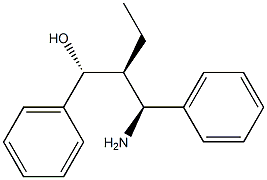 (1R,2S,3S)-3-Amino-2-ethyl-1,3-diphenylpropan-1-ol Struktur