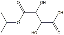 Tartaric acid hydrogen 1-isopropyl ester Struktur