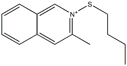 2-Butylthio-3-methylisoquinolinium Struktur