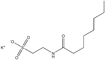 N-Capryloyltaurine potassium salt Struktur