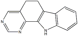 6,11-Dihydro-5H-pyrimido[4,5-a]carbazole Struktur