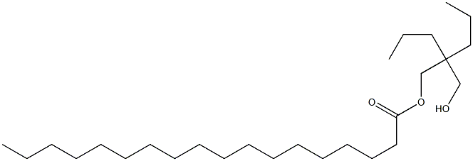 Stearic acid 2-(hydroxymethyl)-2-propylpentyl ester Struktur