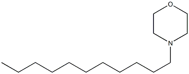 4-Undecylmorpholine Struktur