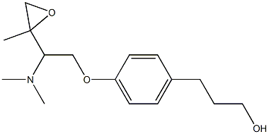 1-[4-(3-Hydroxypropyl)phenoxymethyl]-2,N,N-trimethyl-2-propen-1-amine oxide Struktur