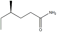 [R,(-)]-4-Methylhexanamide Struktur