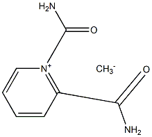 Bis(aminocarbonyl)(pyridinium-1-yl)methaneide Struktur