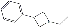 1-Ethyl-3-phenylazetidine Struktur