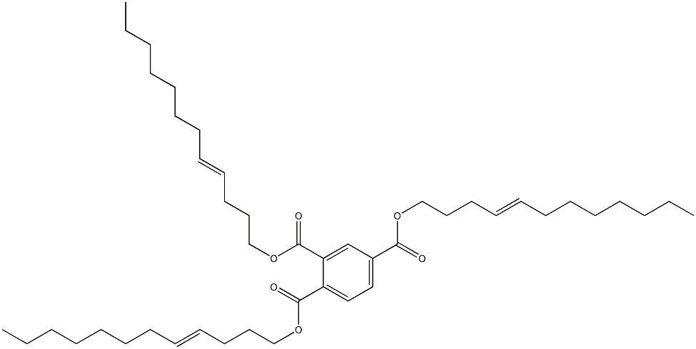 1,2,4-Benzenetricarboxylic acid tri(4-dodecenyl) ester Struktur