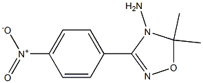 3-(4-Nitrophenyl)-5,5-dimethyl-1,2,4-oxadiazol-4(5H)-amine Struktur